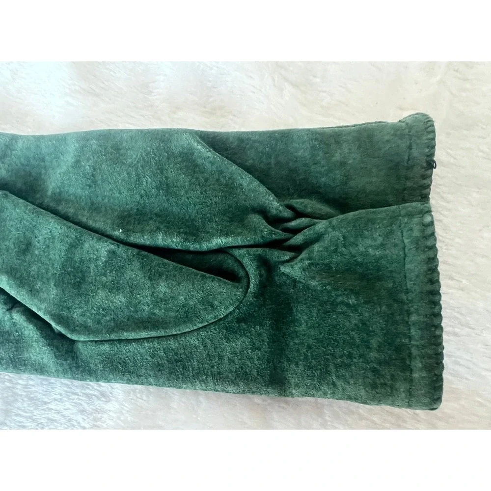 Suede Gloves Forest Green Lined Med Dark Academia Vintage MCM Forestcore Classic